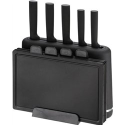 Conjunto Maestro Faca e Tábua Mr-1412-Preto