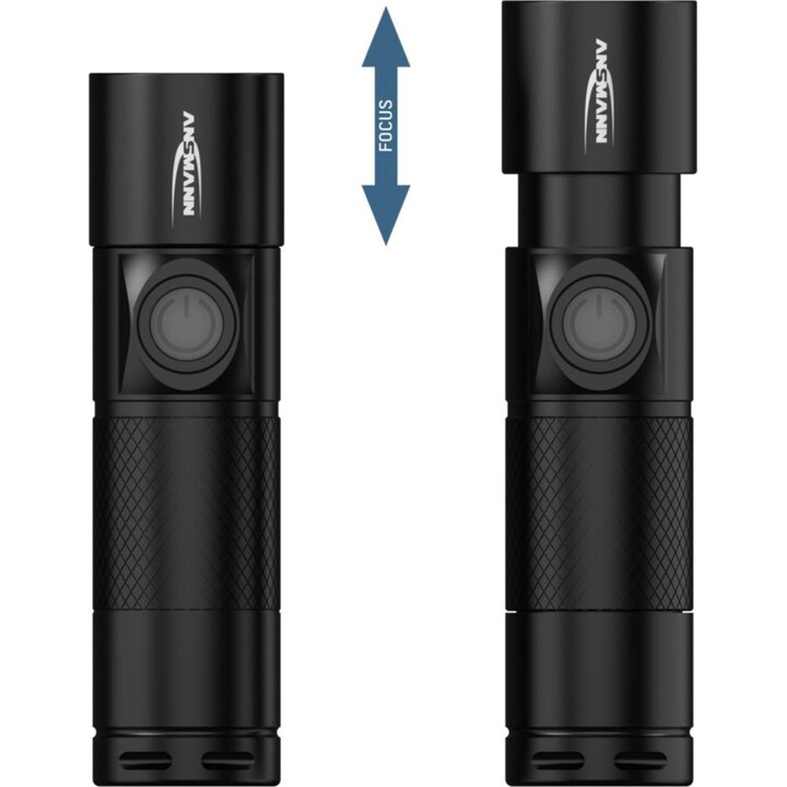 Ansmann Future T350FR Black LED Flashlight Pen