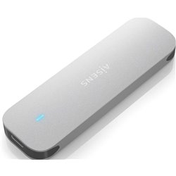 External Enclosure for M.2 NVMe SSD Disk Aisens ASM2-025SL/ USB 3.2/ Screwless