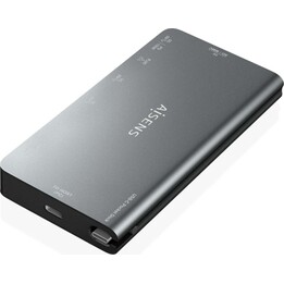 ocking USB Type-C Aisens ASUC-8P015-GR/ 1xHDMI/ 3xUSB/ 1xRJ45/ 1xCard Reader / 1xUSB Type-C/ Gray