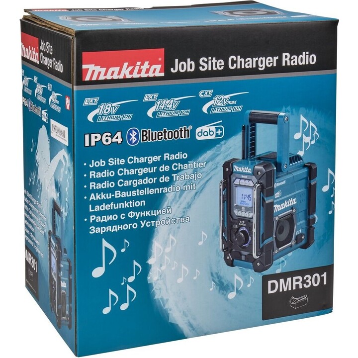 FM DAB/DAB+ Bluetooth construction radio with charging function