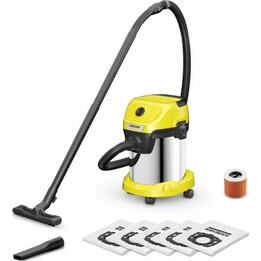 Aspiradora Karcher WD 3 S V-17/4/20 + 4 Fb Aspiradora en seco y húmedo 1000 vatios 230 W Potencia de succión 17 L Capacidad Ruid