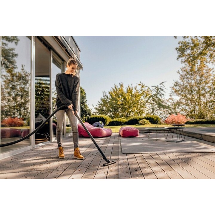 Aspiradora|KARCHER|Aspiradora en seco y húmedo WD 2 Plus V-15/4/18|Limpieza de coches|1000 vatios|Potencia de succión 220 W|Capa