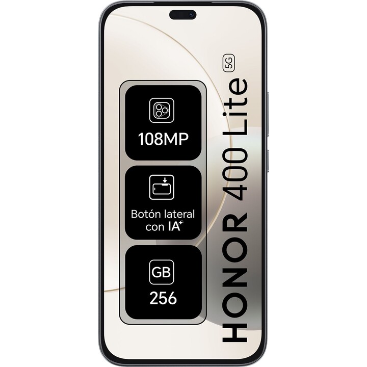 Honor 400 Lite 5G Double SIM 8 Go RAM 256 Go - Noir