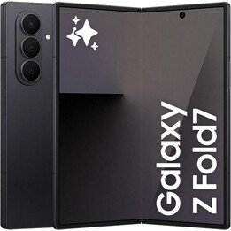 Samsung Galaxy Z Fold7 5G, 12GB 256GB, teléfono AI, pantalla grande, cámara de 200 mp, 4400 mAh, jetblack (negro)