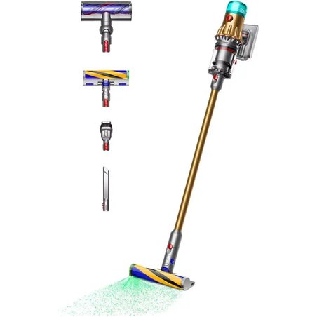 Dyson V12 Detect Slim Absolute Gold | Wireless Vacuum Cleaner | 140Aw, 545W
