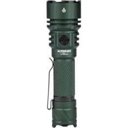 AceBeam L16 2.0 Rechargeable Tactical Flashlight, 2100 Lumens, Dual Switch, 733 Yards Beam Distance, Green