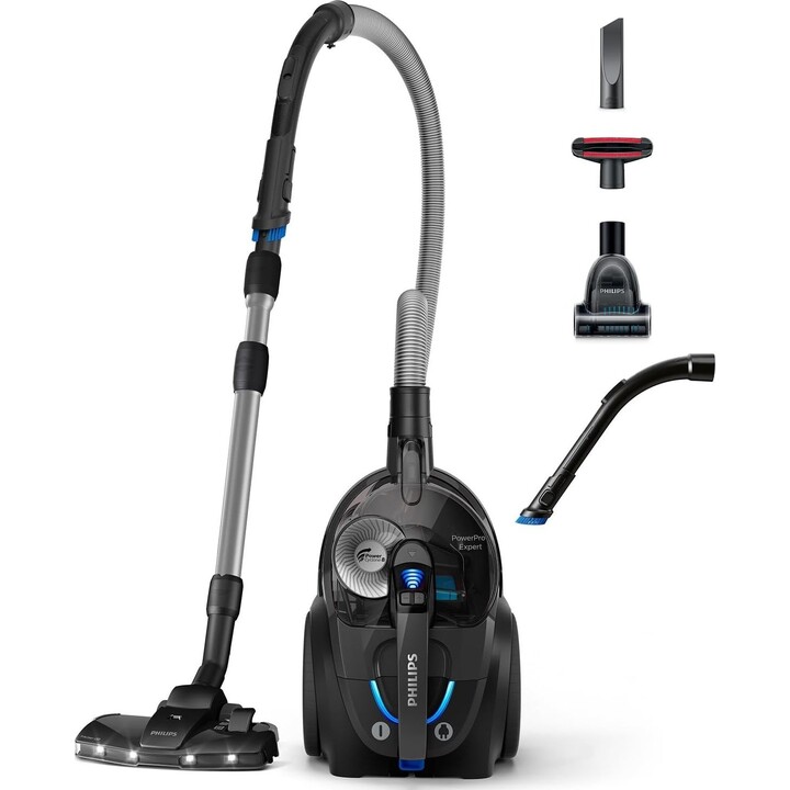 Philips Powerpro Expert Series 7000 Bagless Vacuum Cleaner 900 watts 2 L capacity 75 dB noise Black