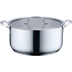 Olla de acero inoxidable de 28 cm