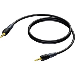 Procab CLA716/5 Kabel, 3,5 mm Stereobuchse (m) bis 2 x 6,3 mm Stereo -Jack (m) (5m)