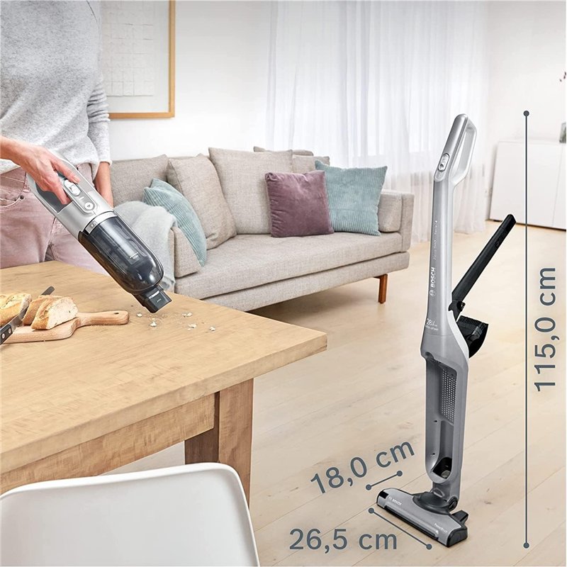 Bosch wireless vacuum cleaner Flexxo Gen2 Series 4 appliances, Plastic, Silver