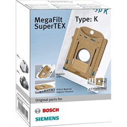 Accessori per aspirapolvere Bosch - MegaFilt SuperTEX K-Type Bag