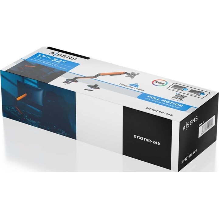 Supporto Gaming per Monitor e TV Aisens DT32TSR-249/ fino a 9kg