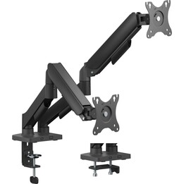 Aisens DT32TSR-357 Suporte de mesa com contrapeso para 2 monitores/ Giratório/ Inclinável/ Até 9 kg