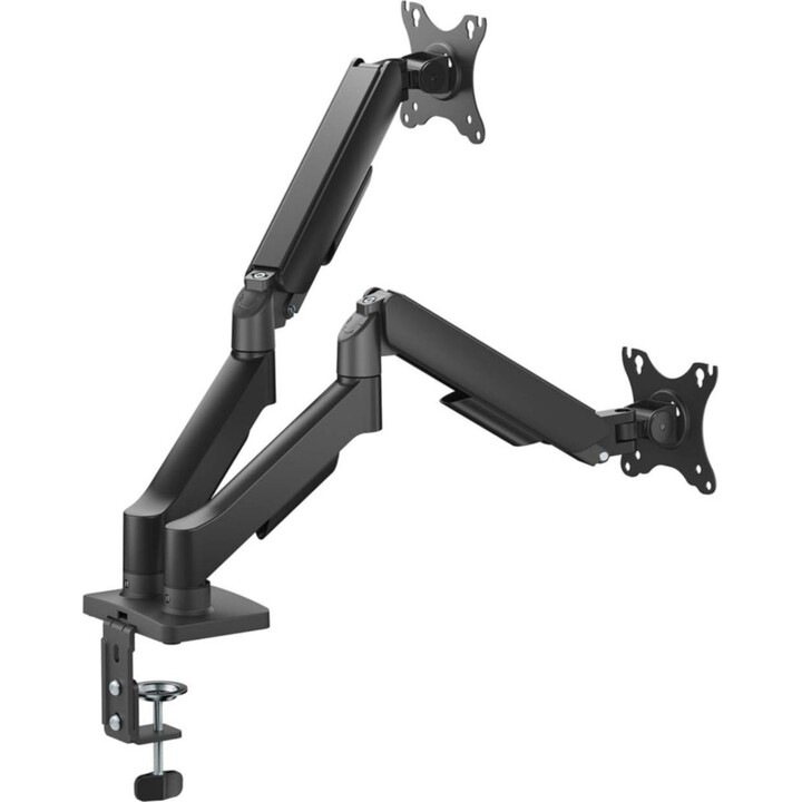 Aisens DT32TSR-357 Supporto da tavolo con contrappeso per 2 monitor/ girevole/ inclinabile/ fino a 9 kg
