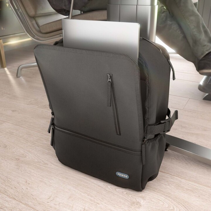 Aisens ASBG-BP086-BK Sac à dos pour ordinateurs portables jusqu´à 15,6´/étanche/noir