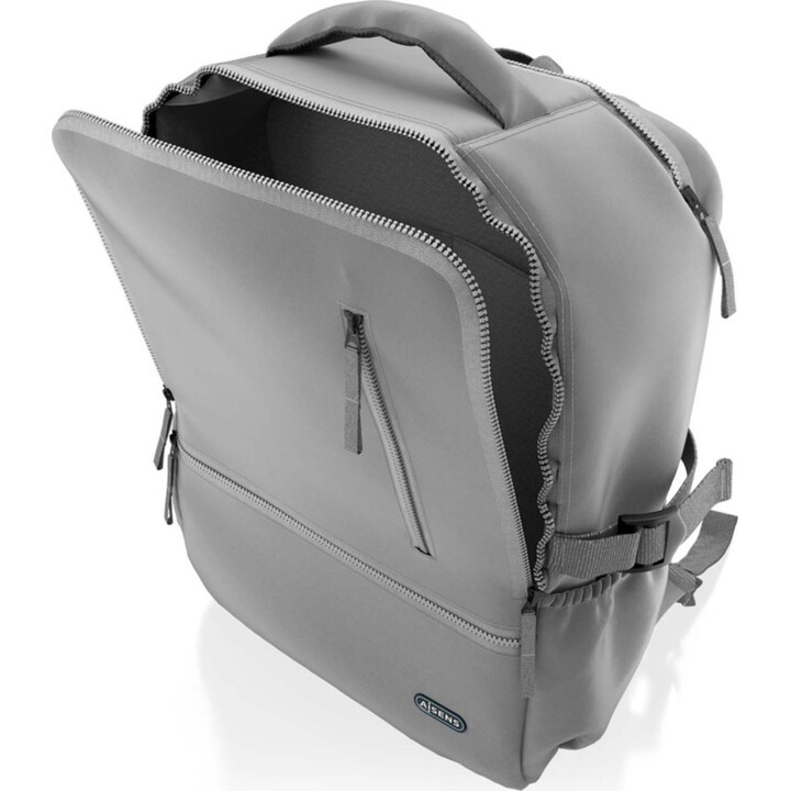 Aisens ASBG-BP087-GR, Mochila deportiva repelente al agua para portátil 15.6, gris