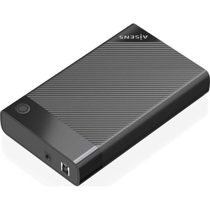 Aisens ASE-3529B 2.5´ External Hard Drive Enclosure/ USB 3.1/ Screwless