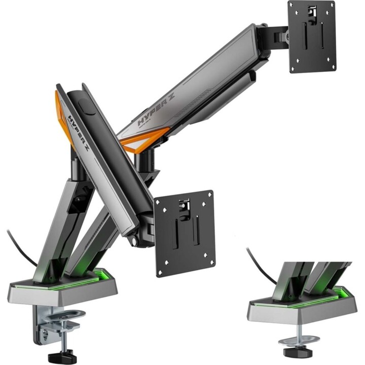 Supporto per monitor da gioco Aisens DT38TSRRGB-349/ fino a 16 kg