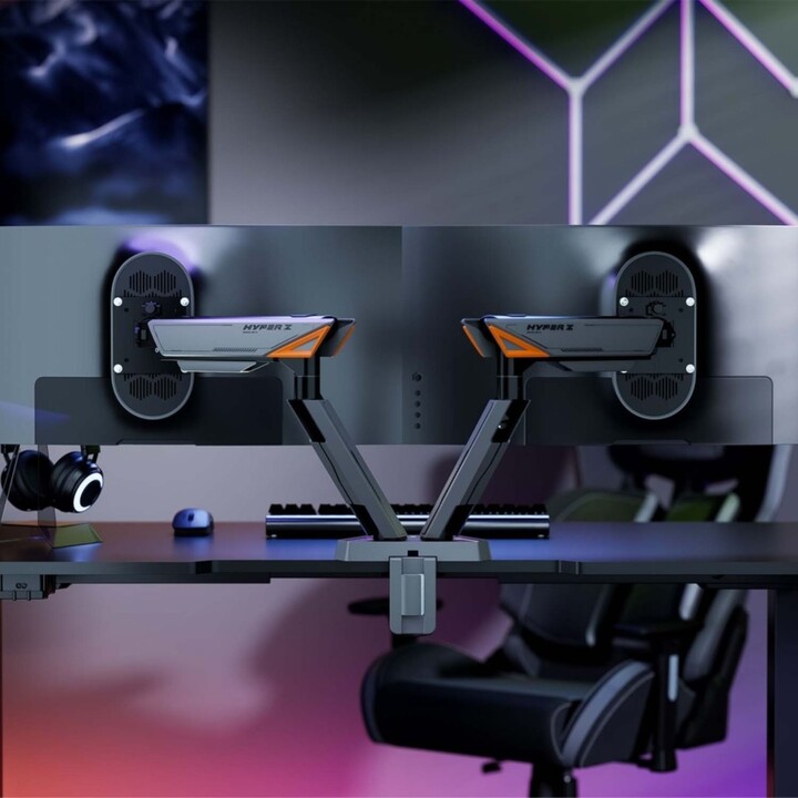 Gaming Monitor Stand Aisens DT38TSRRGB-349/ up to 16kg
