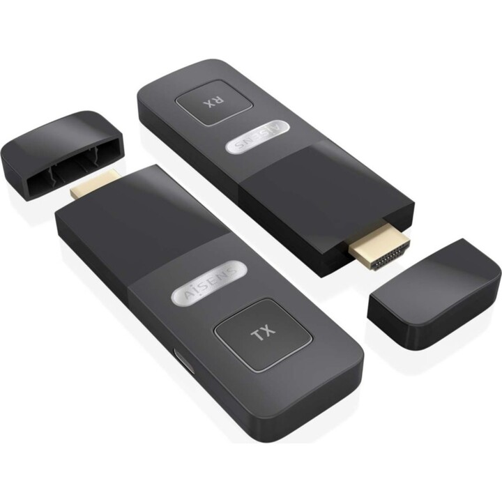 Aisens ASWL-H2K30M001-BK Adaptateur vidéo sans fil HDMI vers HDMI