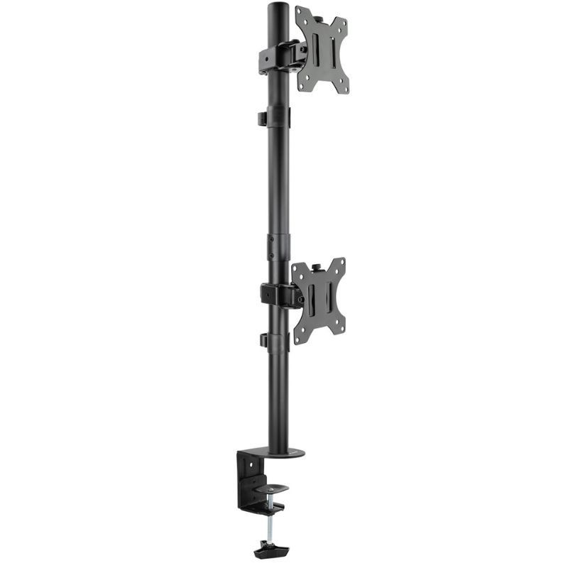 TooQ DB1233TNV-B Dual Monitor Desk Stand/ Swivel/ Tilt/ Up to 8kg
