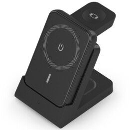 Base di ricarica wireless Aisens ASCH-15W4WC064-BK/ 15W/ Nero