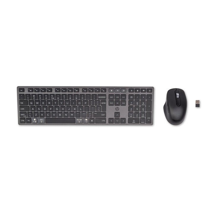 HP Inc. 9T5A9AA HP 720 Multi-Device Rechargeable Wireless Keyboard and Mouse Combo