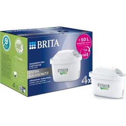 Paquete de 4 cartuchos de filtro de agua Brita Maxtra Pro