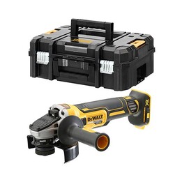 Lixadeira orbital aleatória portátil DeWALT DCG405NT-XJ 9000 RPM preta e amarela