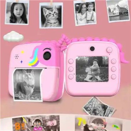 Cámara A20 Impresión de fotos Rosa - Cámara para niños