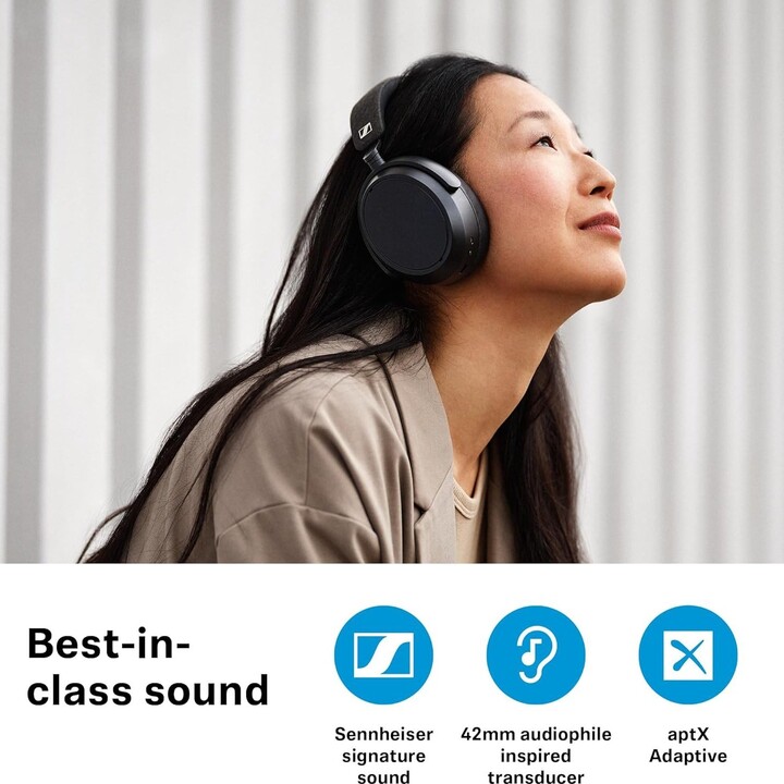 Sennheiser Momentum 4 Fones De Ouvido Sem Fio ANC Bluetooth Branco