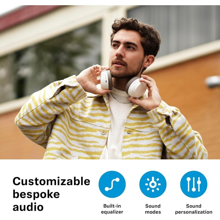Sennheiser Momentum 4 Fones De Ouvido Sem Fio ANC Bluetooth Branco