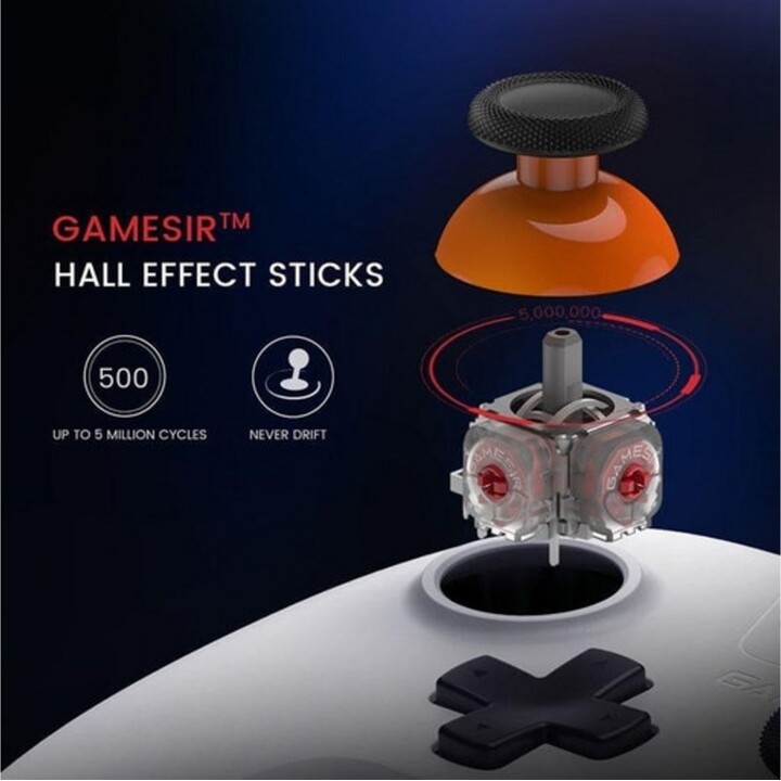 Controller GameSir T4 Nova Lite Wireless Black - For Nintendo Switch/PC/Smartphone/Tablet/iOS/Android TV Box - With Hall Effect