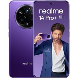 Realme 14 Pro+, 12+512 GB, 6.83 Display, 3rd generation Qualcomm Snapdragon® 7s, 6000 mAh, 6000 mAh, Purple