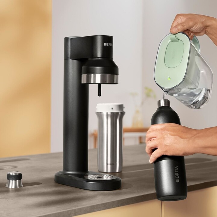 Bottiglia Brita sodaTRIO (0,65 l; nera)