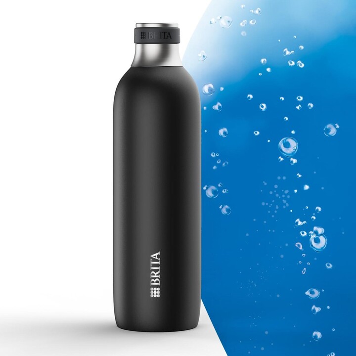 Brita sodaTRIO Flasche (0,65 l; schwarz)