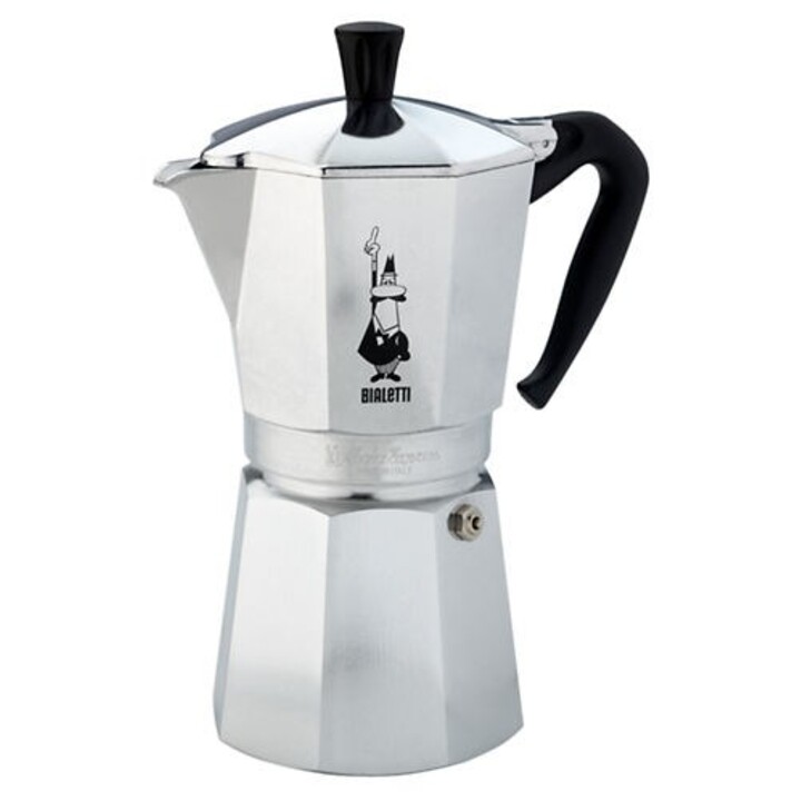 Bialetti Moka Express Cafetera italiana 0,55 L Negro, Plata