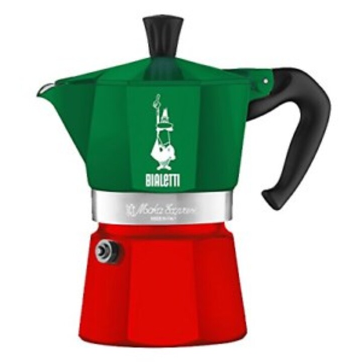 Cafeteira Manual Bialetti 0005322 Cafeteira Italiana 0,13 L Verde, Vermelha