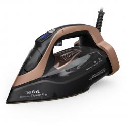 Tefal Ultimate Power Pro FV9E50 Plancha vapor-seco Durilium AirGlide Autoclean soleplate 3200 W Negro, Cobre