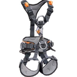 Arnés industrial Gryphon Ascender de Climbing Technology - Negro/Naranja Talla: M_L