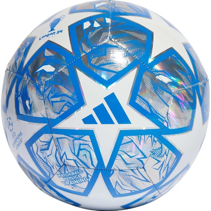 Bola de Futebol Adidas Ucl Treino Branca e Prateada In9326 5