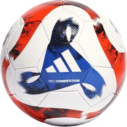 Balón de fútbol de competición Adidas Tiro, blanco, azul y rojo, HT2426 4