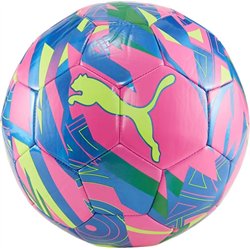 Ballon de football Puma Graphic Energy rose et bleu 84136 01 5