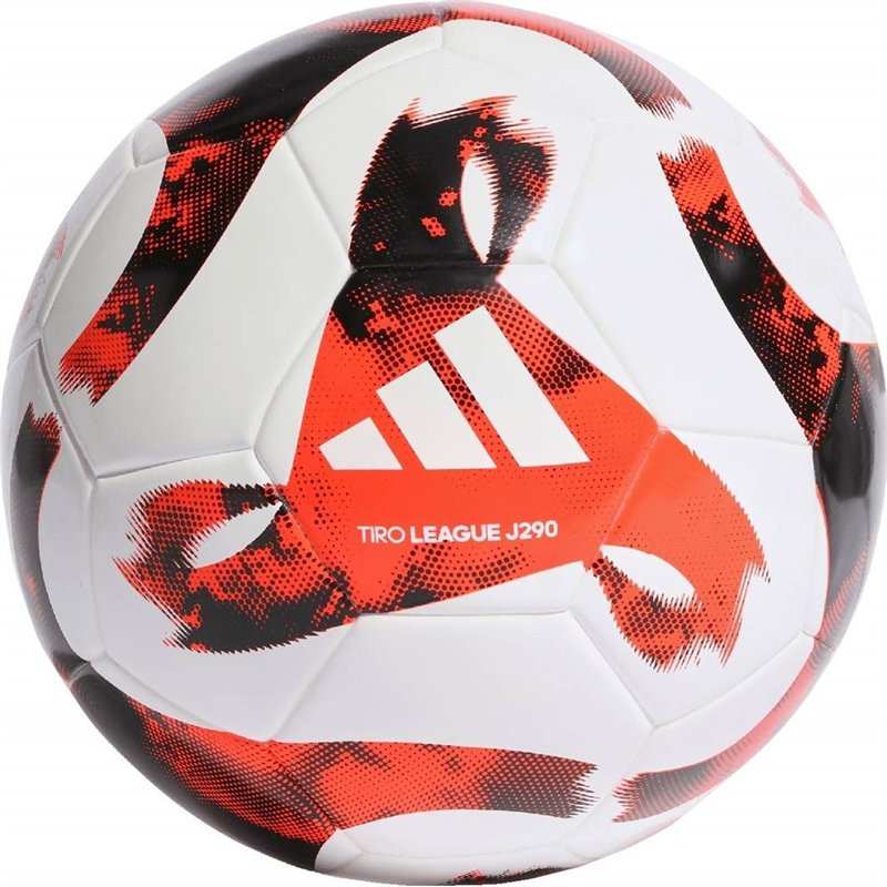 Bola de Futebol Adidas Tiro Junior 290 Liga Branco e Vermelho Ht2424 4