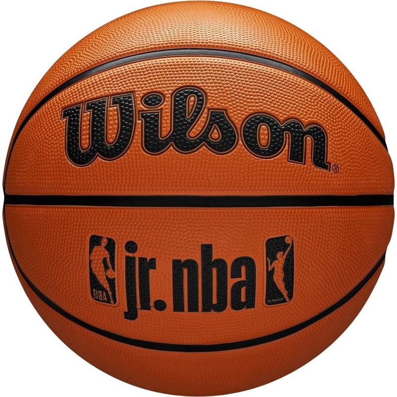 Wilson Jr. NBA Fam Logo Basketball Orange Wz3013001Xb6 6