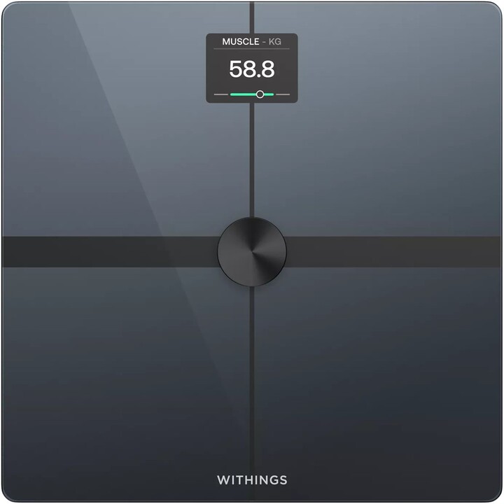 Balança eletrônica pessoal Withings Body Smart Plaza Black