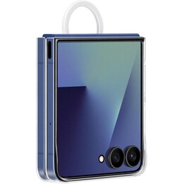 Samsung EF-QF766CTEGWW mobile phone case 17.4 cm (6.85") Cover Transparent