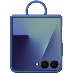 Funda silicona azul galaxy z flip7