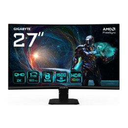Monitor da gioco curvo Gigabyte Gs27qca da 27" Qhd - 2560